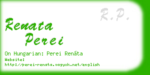 renata perei business card